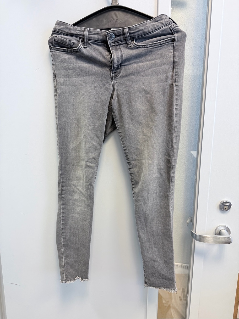 William Rast Women's Grey Skinny Ankle Jeans